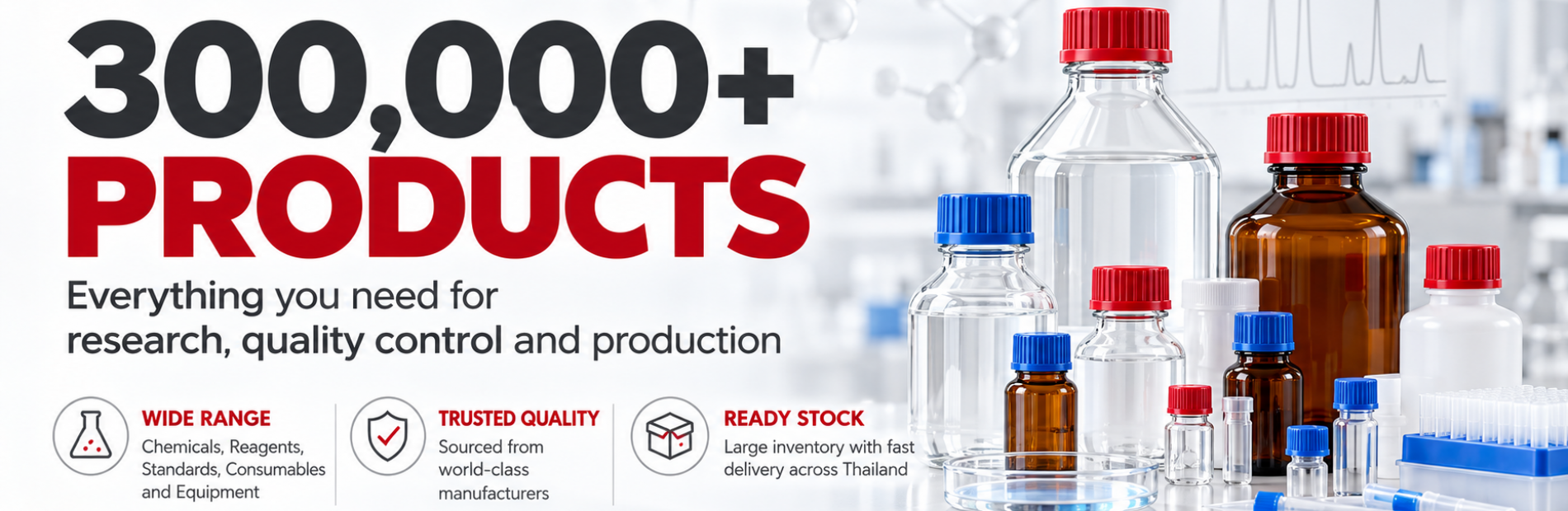 Lab chemicals to scientific instruments